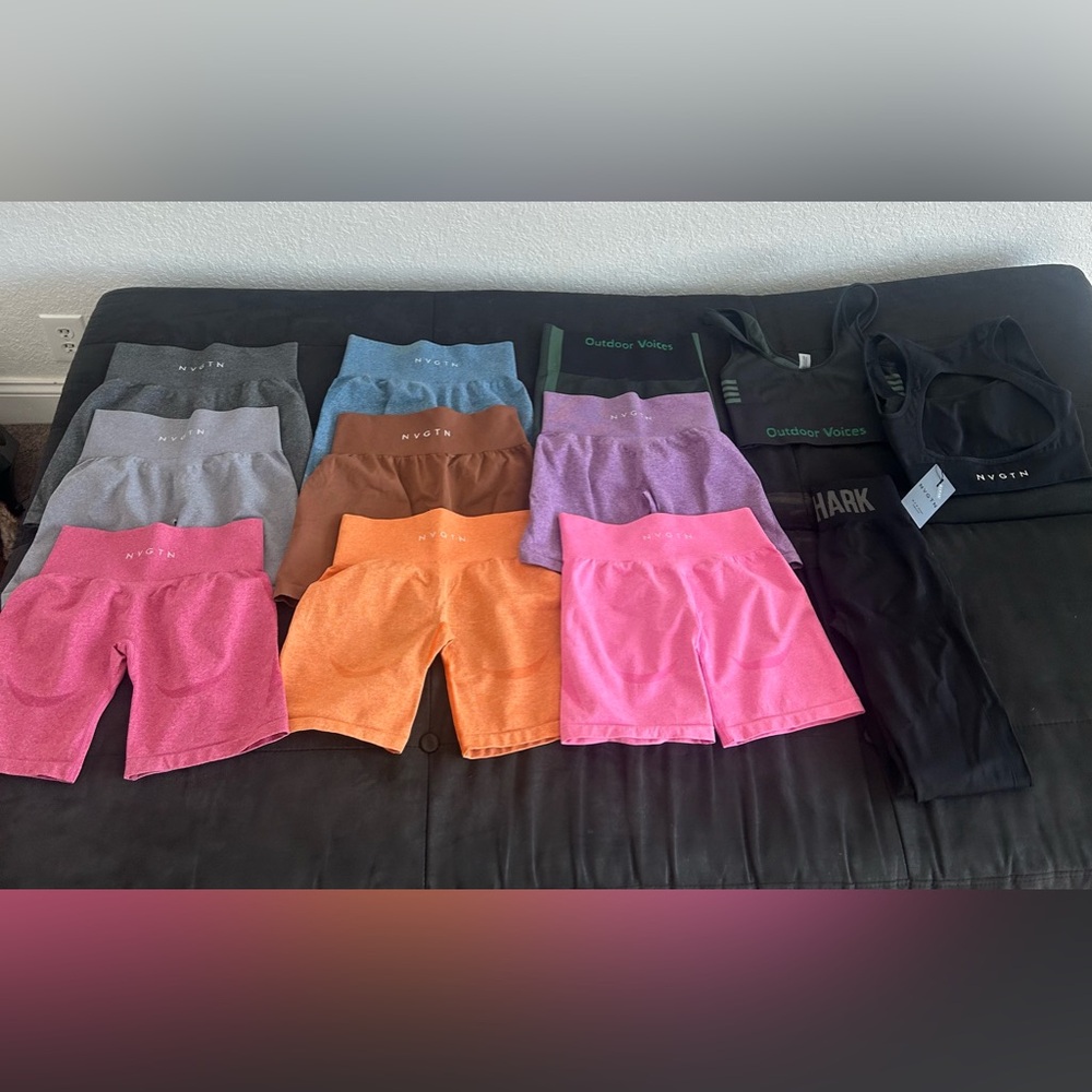 Nvgtn & outdoor voices & gymshark bundle